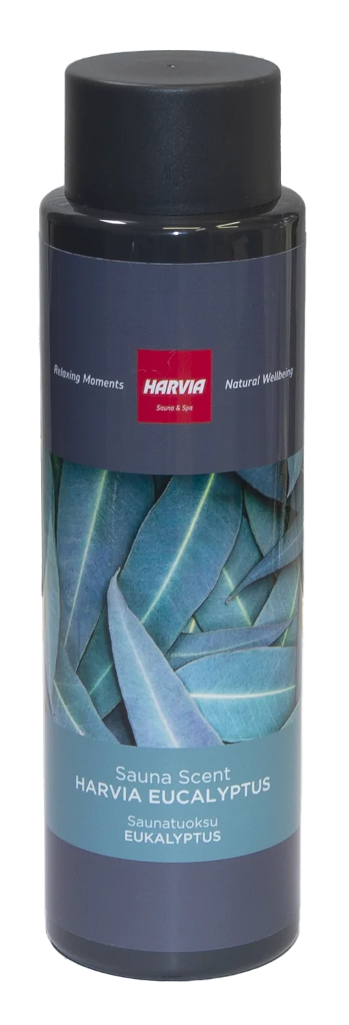 Harvia Bastudoft Eukalyptus Vedeldade bastuaggregat frilagd